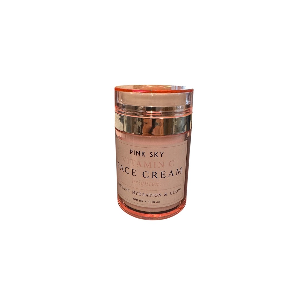 Pink Sky Vitamin C Face Cream Instant Hydration & Glow Brighten 100ml 3.38oz NEW